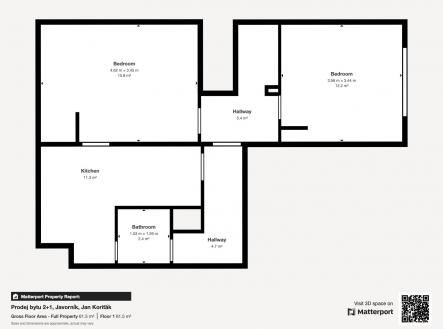 Prodej bytu 2 1 Javorn k Jan Kori k - Floor 1 | Prodej bytu, 2+1, 61 m²