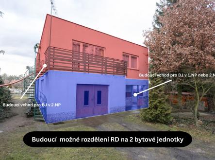 Vizualizace RD na pozemku 7,5 x 13m-4 | Prodej - dům/vila, 194 m²