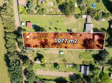 . | Prodej - pozemek, zahrada, 1 077 m²
