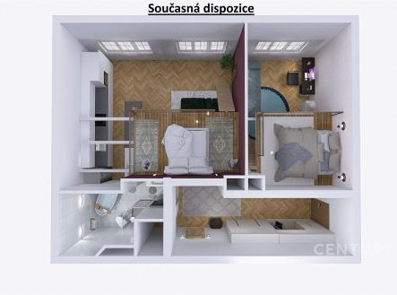 aktuální stav | Prodej bytu, 2+kk, 65 m²