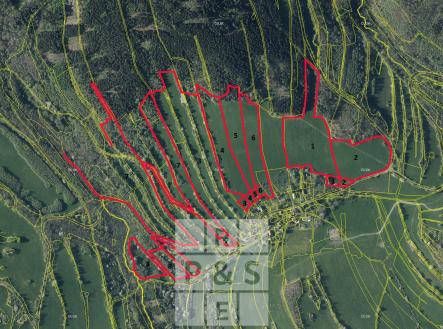 mapa copy | Prodej - pozemek, trvalý travní porost, 421 000 m²