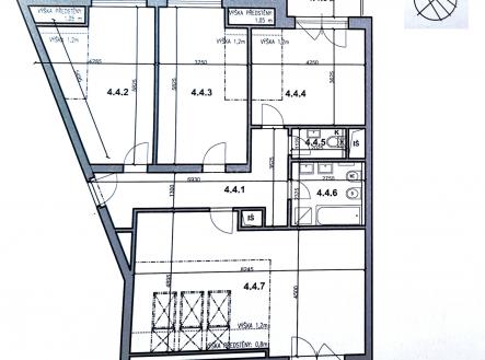 Půdorys | Prodej bytu, 4+kk, 118 m²