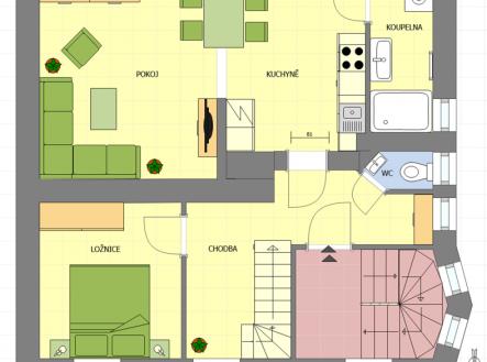pudorys-2p.png | Prodej bytu, 4+kk, 101 m²