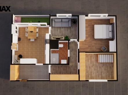pudorys.jpg | Prodej bytu, 3+1, 72 m²