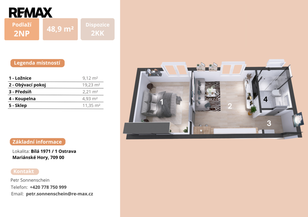 Petr Sonnenschein | +420 778 750 999 | REMAX Centrum