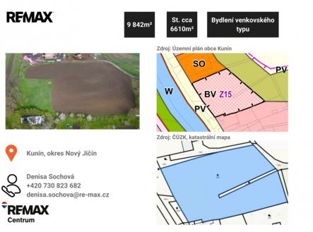 Pozemek | Denisa Sochová | +420 730 823 682 | denisa.sochova@re-max.cz | Prodej - pozemek pro bydlení, 9 842 m²