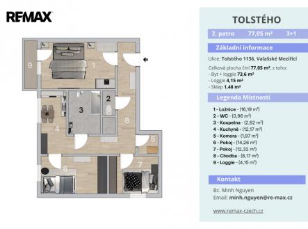 karta-bytu-tolsteho-1136.png | Prodej bytu, 3+1, 77 m²