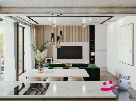 RD_KUDLOV_OBYVAK_cam_1_3K_FINAL | Prodej bytu, 4+kk, 126 m²