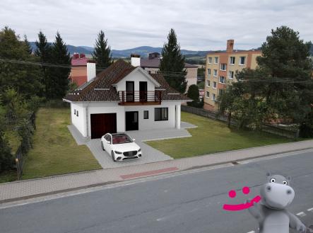 3D vizualizace Štíty_photo_final | Prodej - pozemek pro bydlení, 1 528 m²