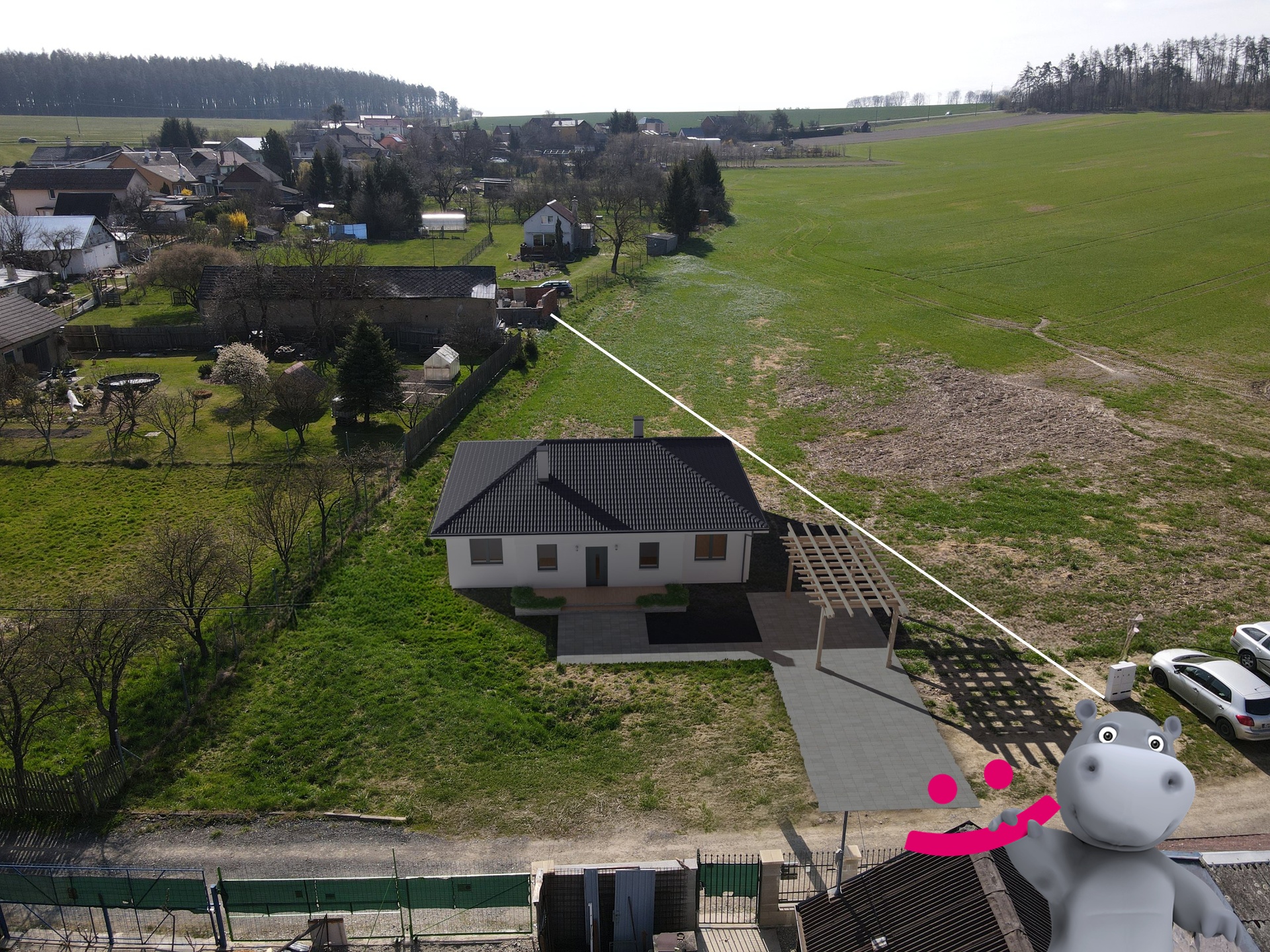Prodej pozemku pro bydlení, 934 m2 - Luká - Ješov