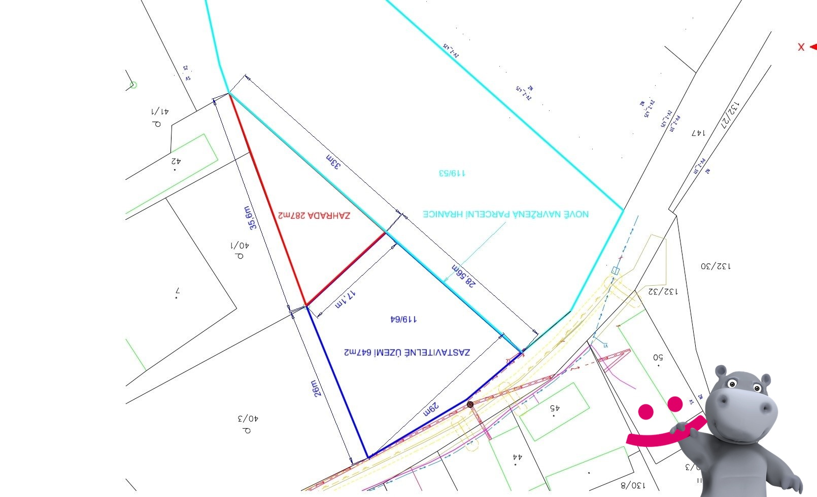 Prodej pozemku pro bydlení, 934 m² - Luká - Ješov