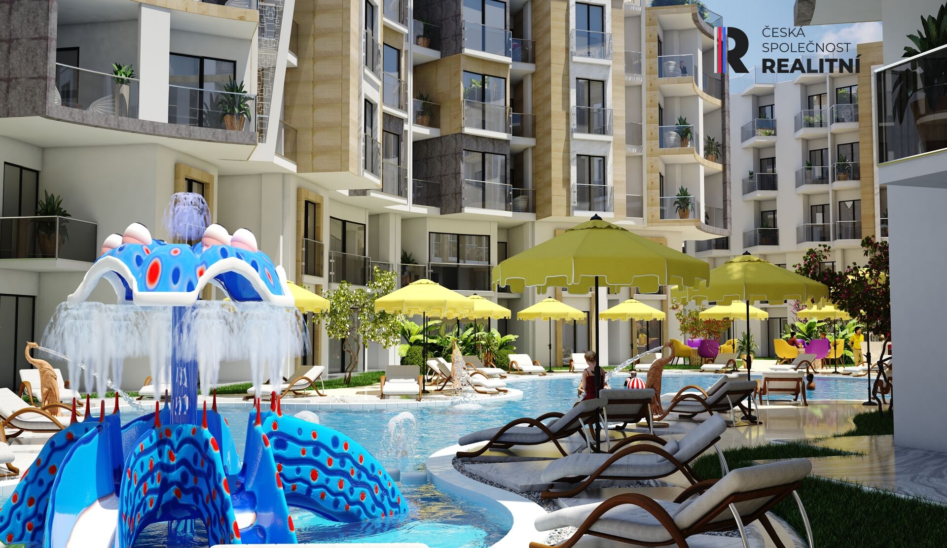 Prodej bytů v krásném  novém resortu, bazén 5 minut od El Gouna,Hurghada