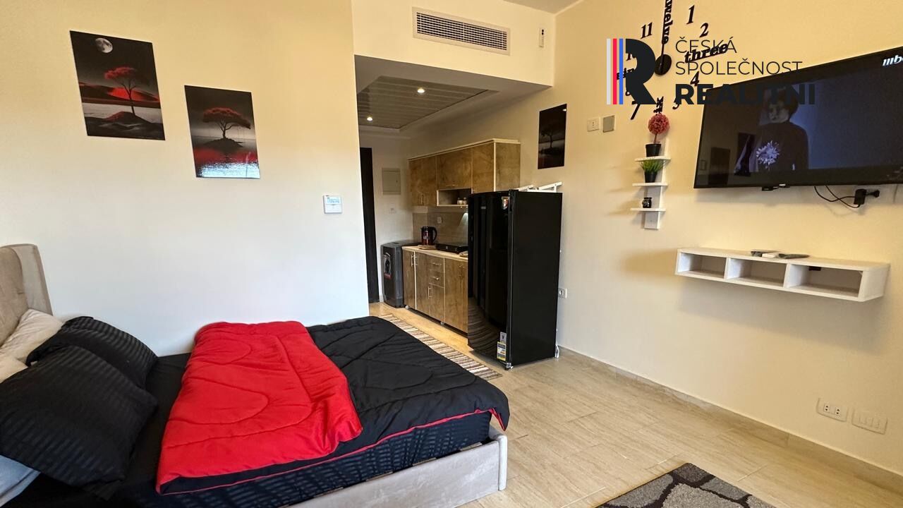 Prodej zařízeného studia v Hurghadě – Aldau Heights, výhled na moře i bazén