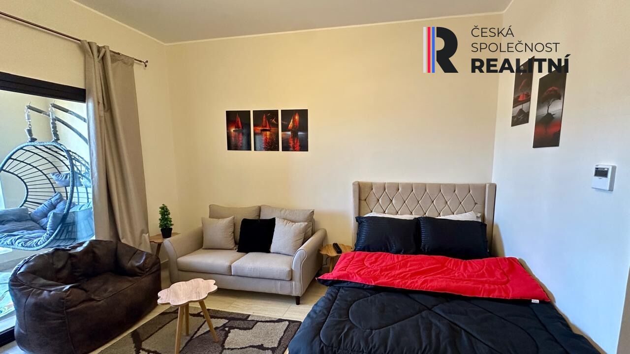 Prodej zařízeného studia v Hurghadě – Aldau Heights, výhled na moře i bazén