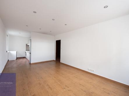 Obývací pokoj s kuchyňským koutem | Prodej bytu, 3+kk, 68 m²