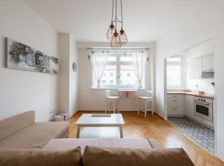 Obývací pokoj | Pronájem bytu, 2+kk, 52 m²
