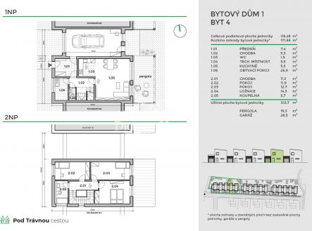 Prodej bytu, 4+kk, 132 m²