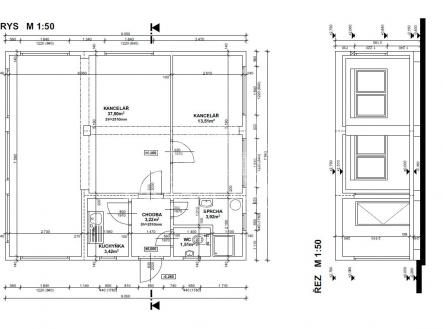 Půdorys | Pronájem - kanceláře, 471 m²