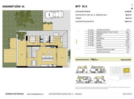 . | Prodej bytu, 3+kk, 82 m²