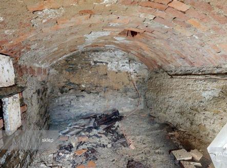 Kamenný sklep s klenutým stropem, původní cihlová konstrukce, vhodný pro rekonstrukci, historický charakter | Prodej - dům/vila, 150 m²