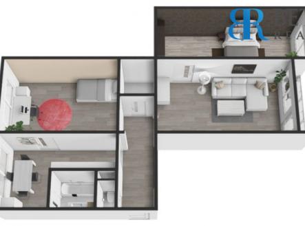 Prodej bytu, 3+1, 72 m²