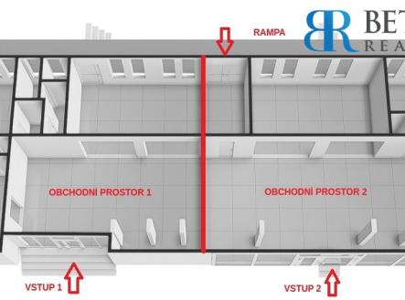 3D tit POPIS NEW | Pronájem - obchodní prostor, 373 m²