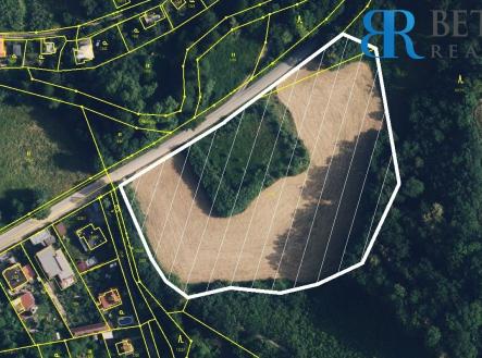 Mapka - zákres území | Prodej - pozemek pro bydlení, 14 217 m²