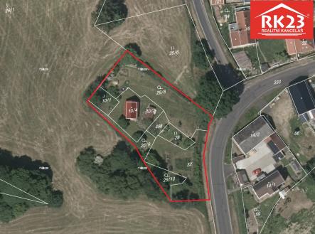Mapa označení | Prodej - chata/rekreační objekt, 32 m²