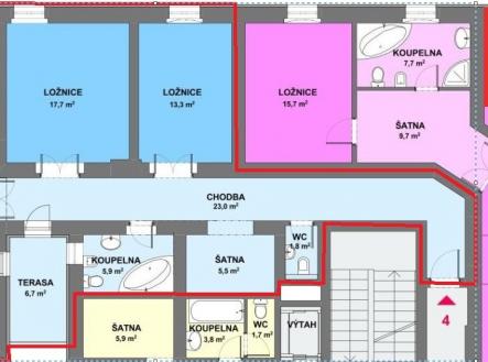 Výstřižek | Prodej bytu, 3+kk, 113 m²