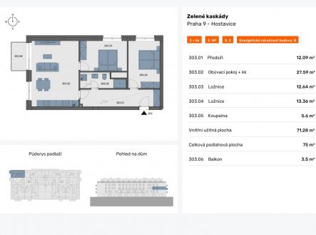 foto: 4 | Prodej bytu, 3+kk, 75 m²