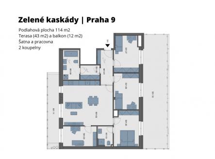 Prodej bytu, 5+kk, 114 m²