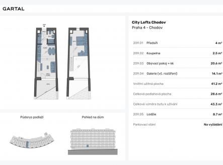 foto: 4 | Prodej bytu, 2+kk, 43 m²
