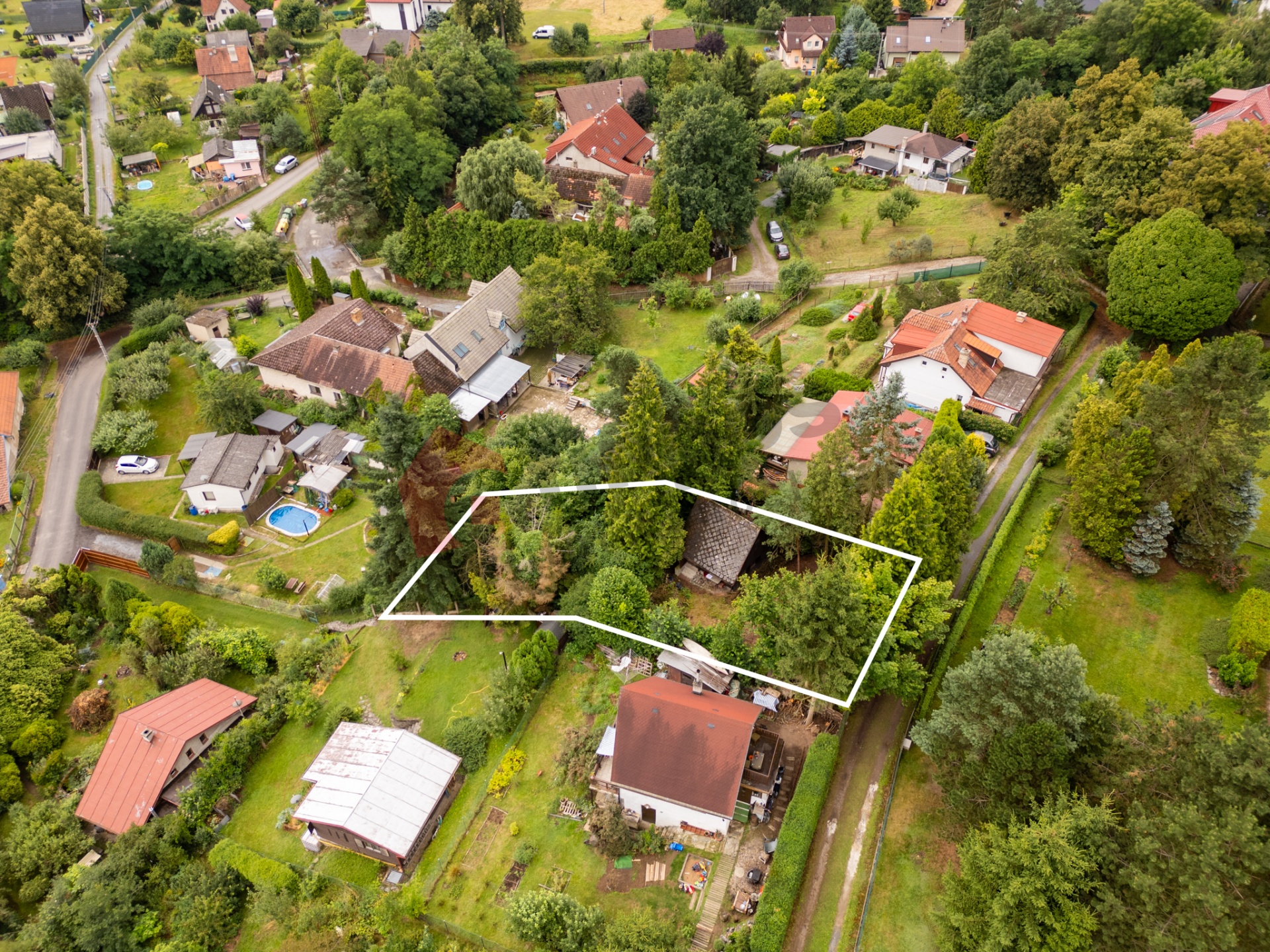 Prodej chaty / pozemek pro tiny house Javorník - Čtyřkoly