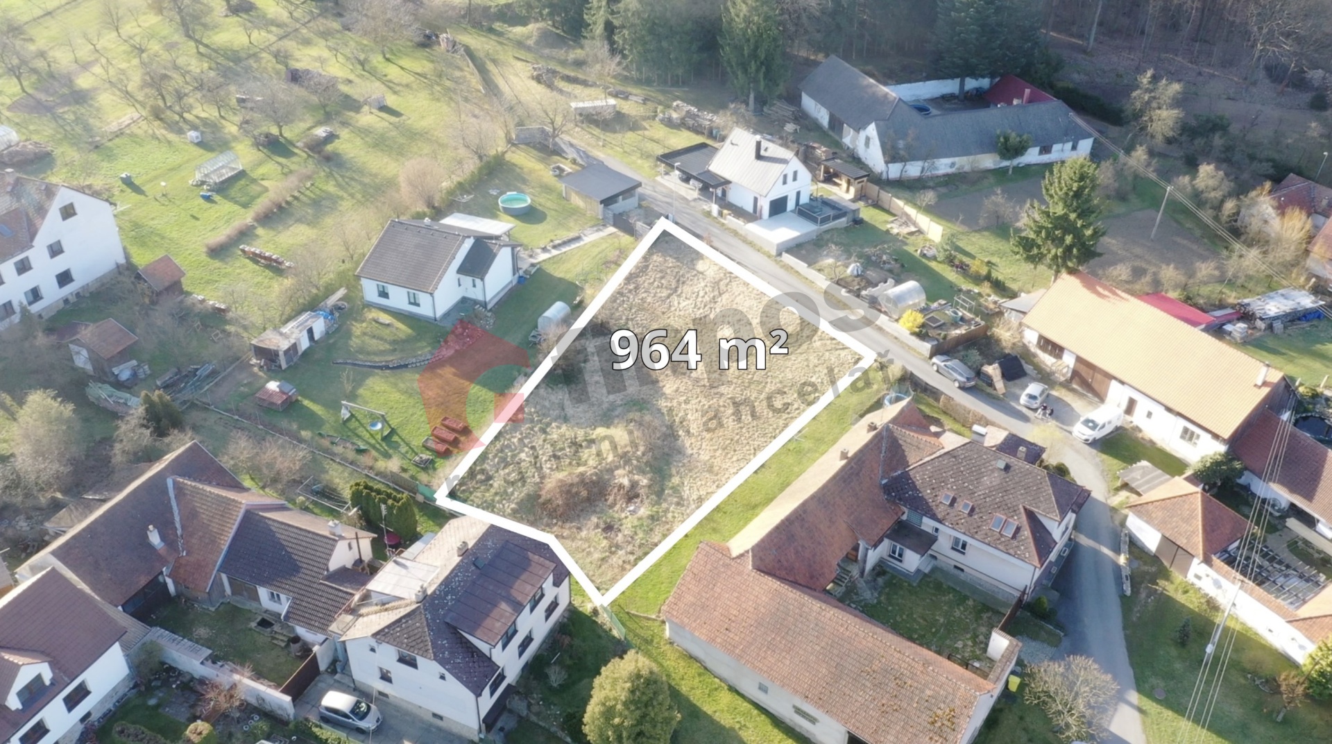 Prodej stavebního pozemku v Ondřejově u Pelhřimova