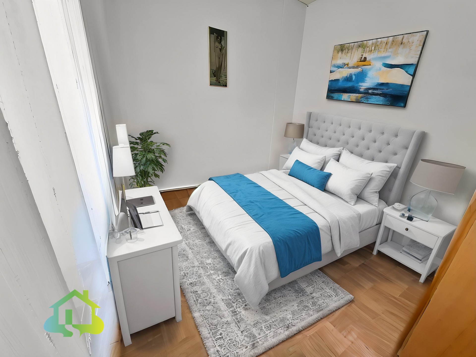vizualizace ložnice