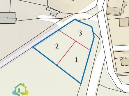 rozdělení pozemku | Prodej - pozemek pro bydlení, 1 000 m²
