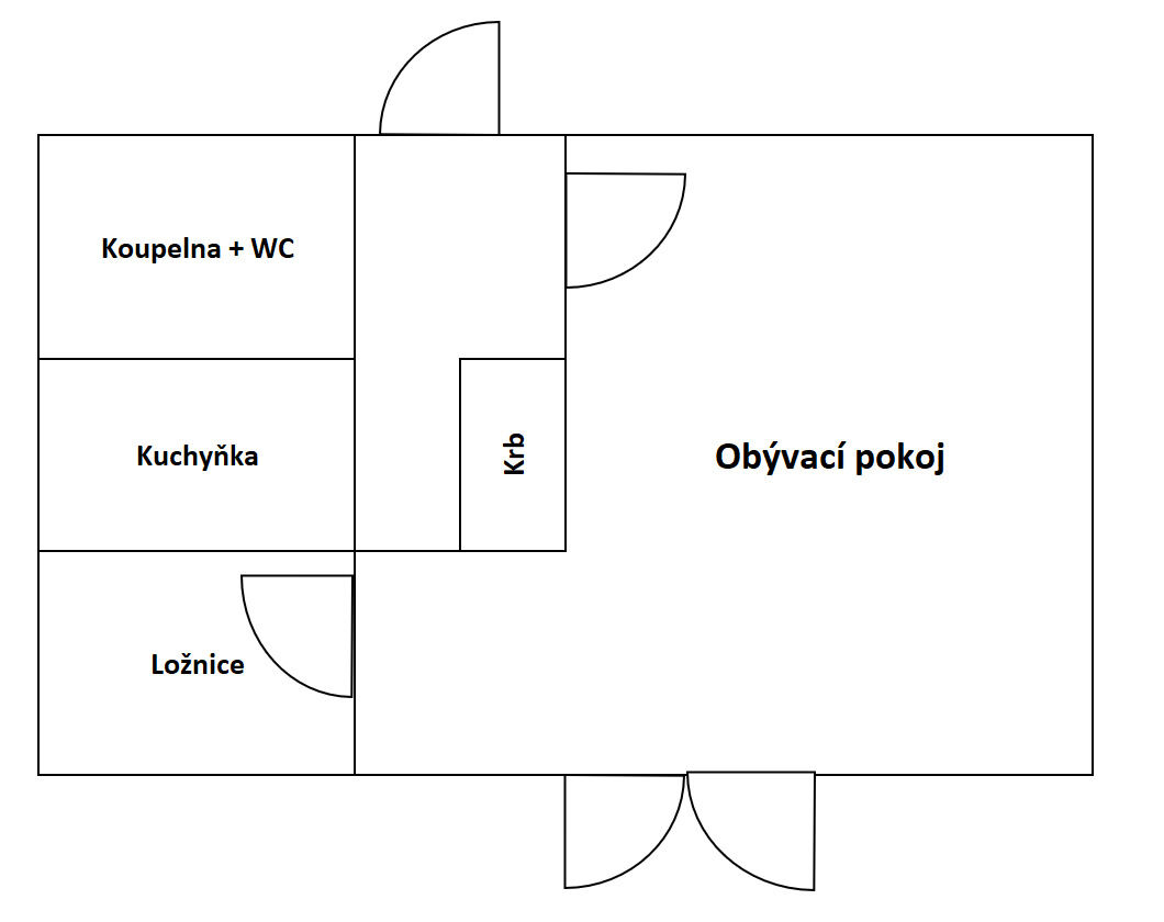 Srub - chata k trvalému bydlení, Slapy nad Vltavou