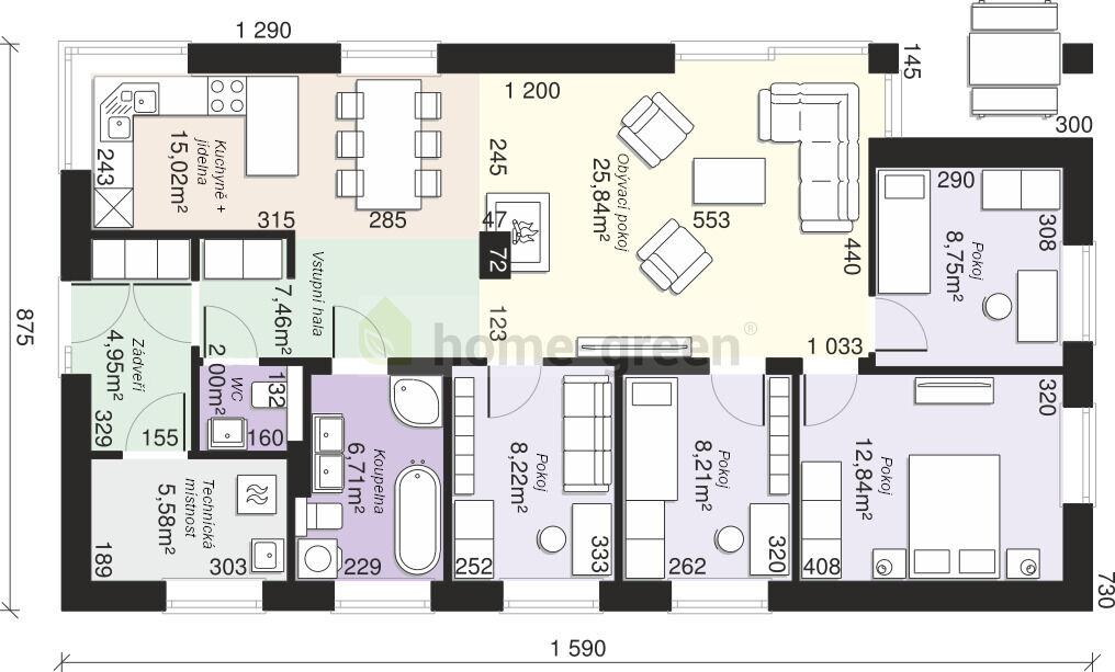 Prodej stavebního pozemku - 800 m², Veverské Knínice
