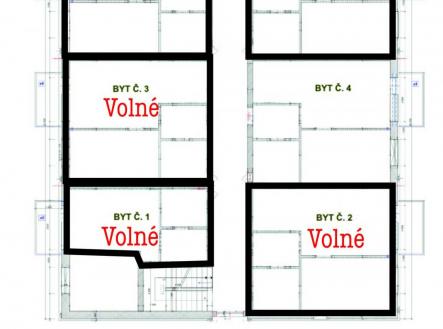 Pronájem bytu, 2+kk, 43 m²