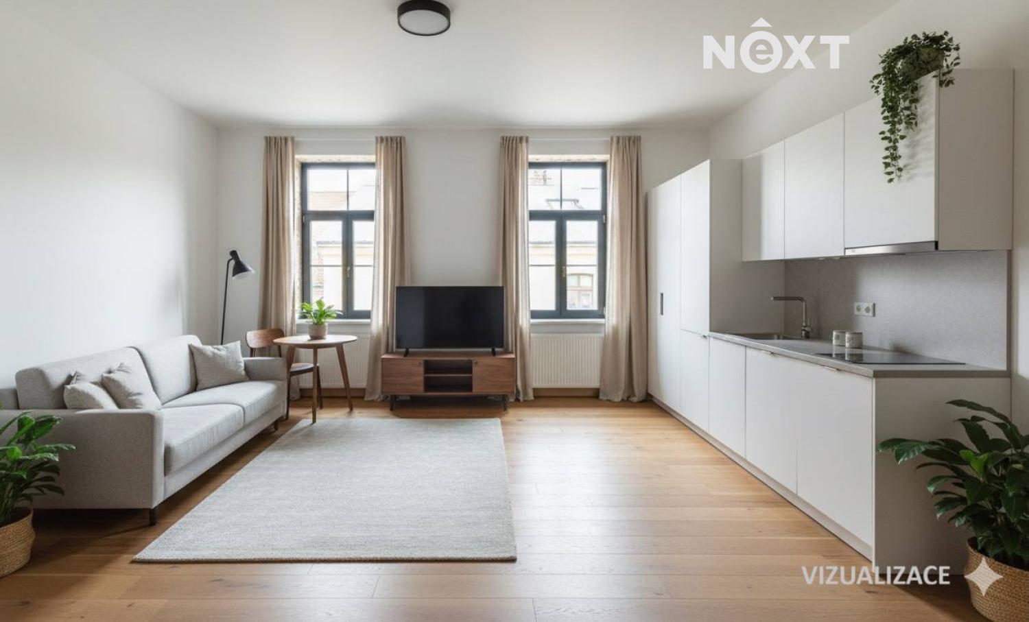 Prodej byt 1+kk, 56㎡