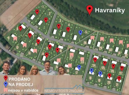 Havraníky_únor 2026_poslední 4 pozemky.jpg | Prodej - pozemek pro bydlení, 1 132 m²