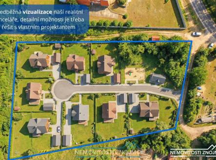 Jiřice u Miroslavi_vizualizace_Nemovitosti Znojmo.jpg | Prodej - pozemek pro bydlení, 6 663 m²