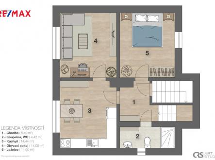 2d-layout-graficky-2np.jpg | Pronájem - dům/vila, 165 m²