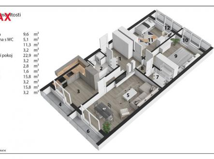 047-hk-byt-3d-1.jpg | Prodej bytu, 3+1, 97 m²