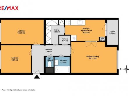 pudorys-imagine-podjavorinske.jpg | Pronájem bytu, 3+1, 69 m²