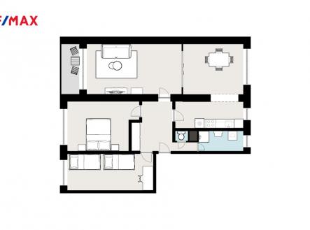 250236-byt-lodenice-pudorys-1.jpg | Prodej bytu, 4+1, 88 m²