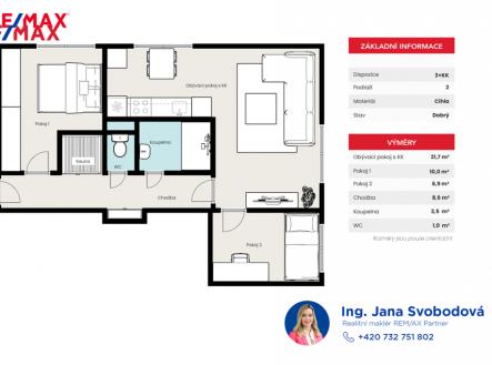 250604-byt-kasperske-hory-pudorys-2.png | Prodej bytu, 3+kk, 56 m²