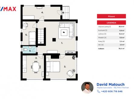250623-dum-hradek-pudorys-prizemi.png | Prodej - dům/vila, 200 m²