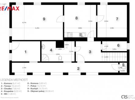 1.NP | Prodej - dům/vila, 282 m²