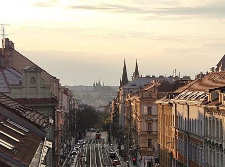 výhled z okna | Pronájem bytu, 2+kk, 57 m²